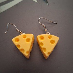 Cheese Earrings